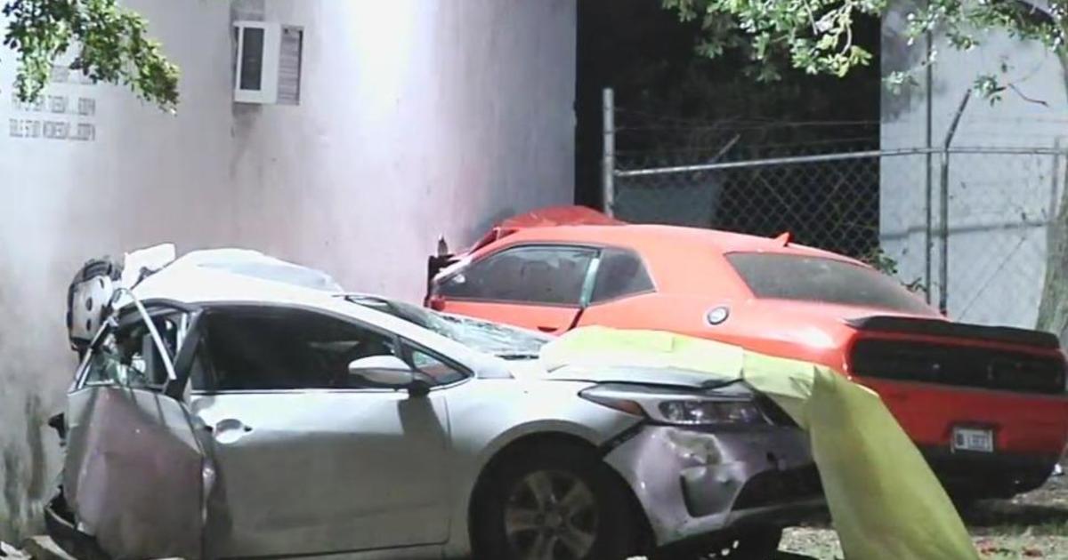 Two cars slam into northwest Miami-Dade church