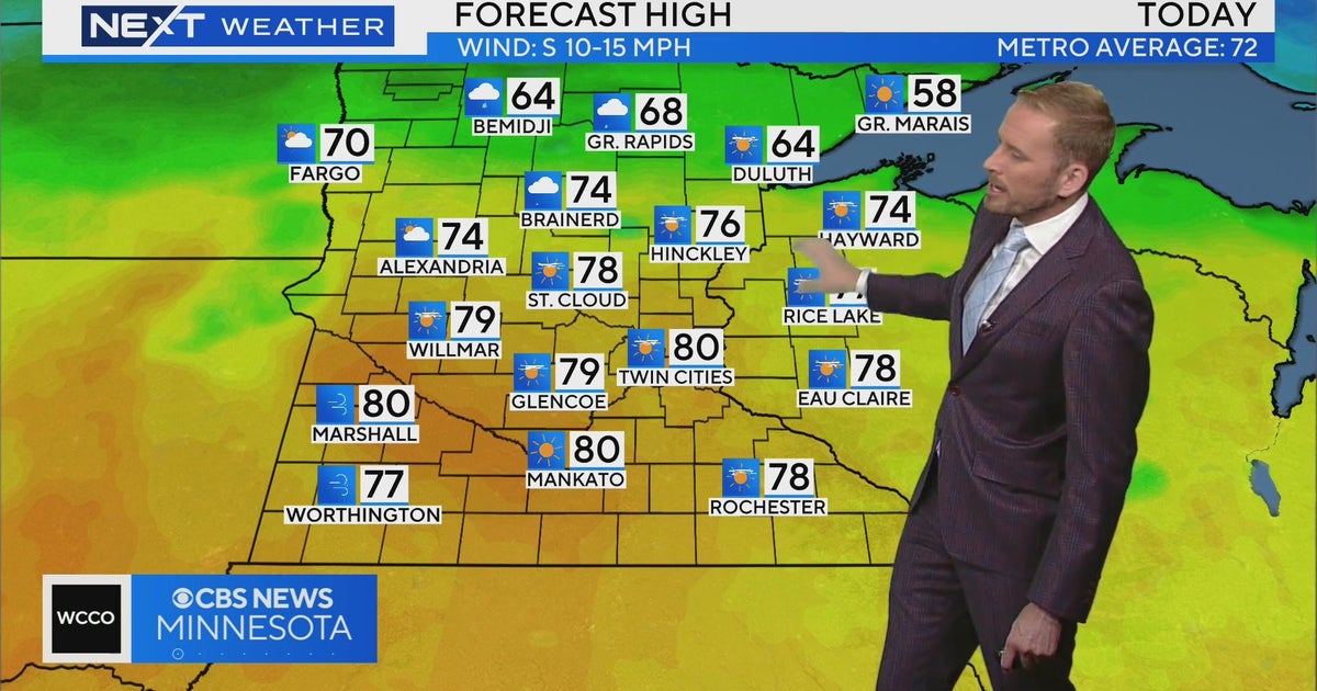 NEXT Weather: Noon report for Minnesota from May 23, 2024 - CBS Minnesota