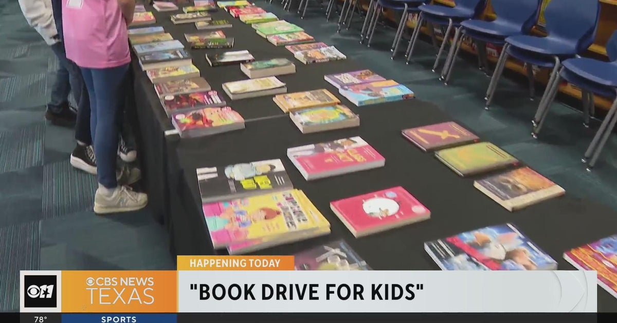 Book Drive for Kids continues Friday across North Texas - CBS Texas