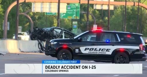 Wrong-way driver cause fatal crash on I-25 in Colorado Springs - CBS ...