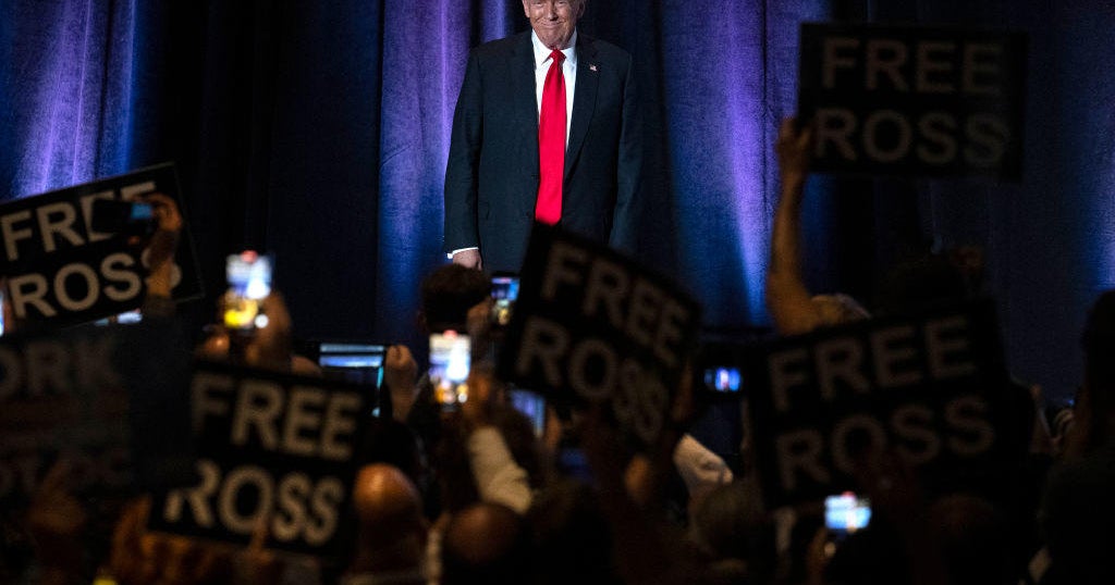 Trump RFK Jr face hostile reception at Libertarian convention amid efforts to sway voters  CBS News Trump RFK Jr face hostile reception at Libertarian convention amid efforts to sway voters  CBS News