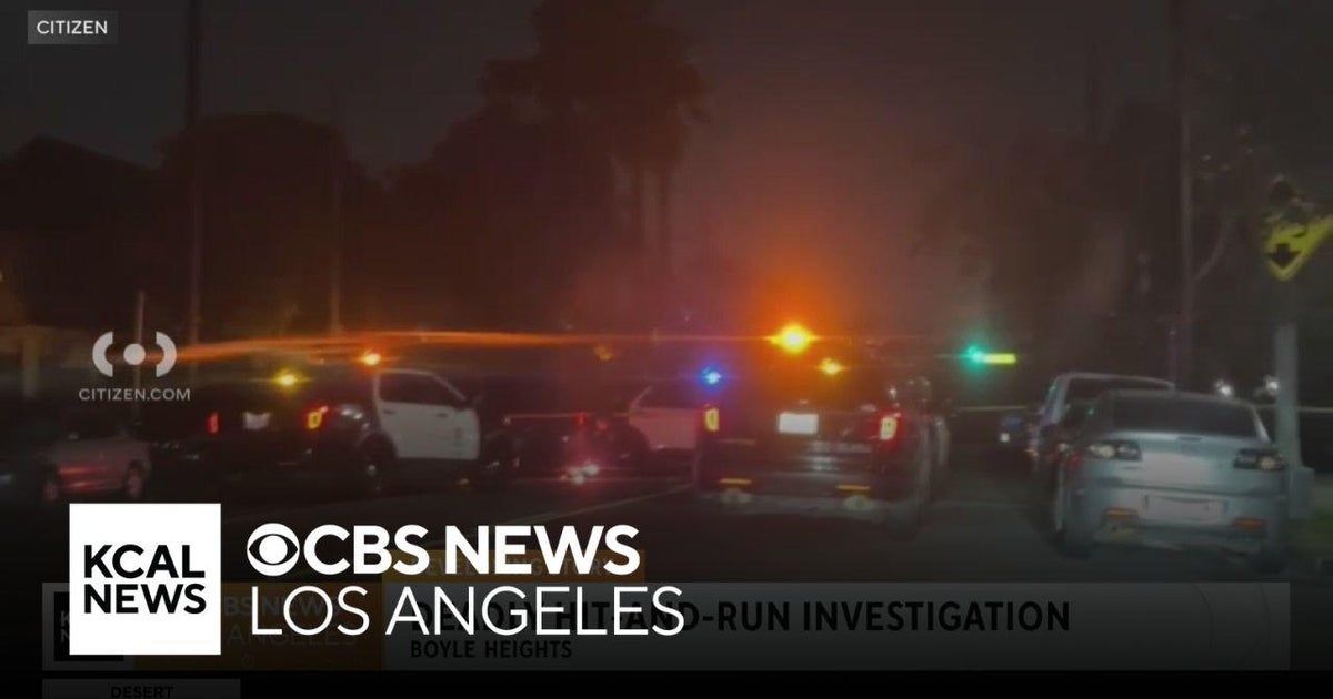 Pedestrian killed in hit-and-run in Boyle Heights - CBS Los Angeles