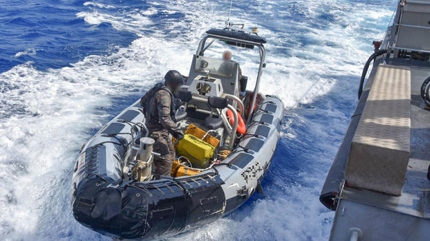 On May 2 and May 9, 2024, the French navy said it seized 2,466 kilograms of cocaine in the Atlantic