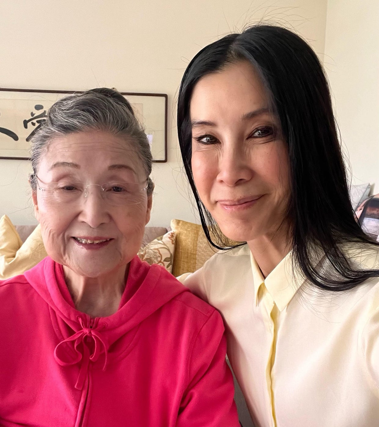 Lisa Ling with her mother-in-law, Grace Song.