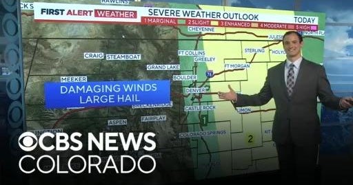 Strong to severe storms across the Plains of Colorado - CBS Colorado