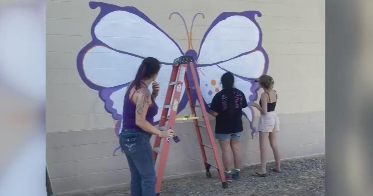 Murals around Marysville aim to help raise awareness of domestic violence