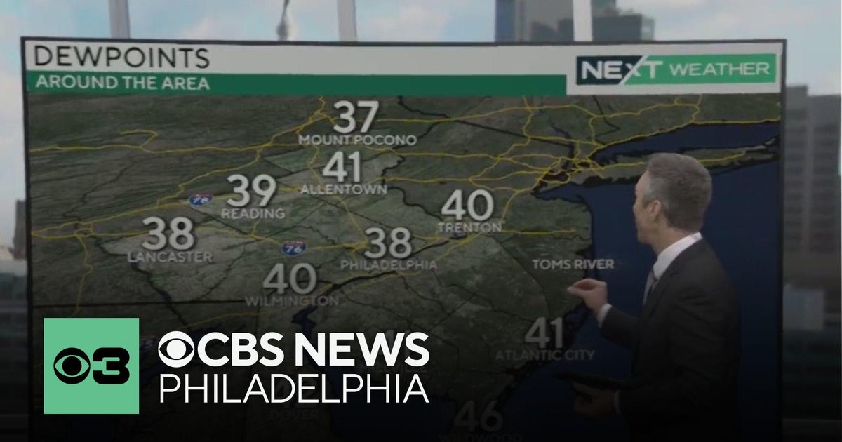 Clear and crisp Thursday night across Philadelphia region - CBS ...