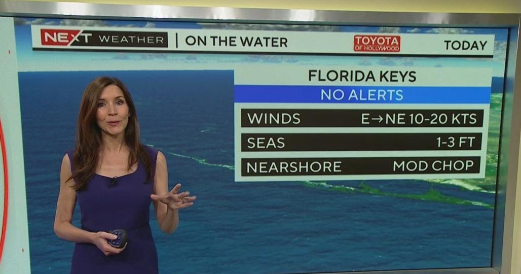 South Florida weather forecast for Friday 5/31/24 5AM - CBS Miami