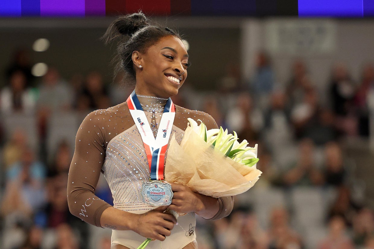 Simone Biles wins 9th U.S. Championships title ahead of Olympic trials ...