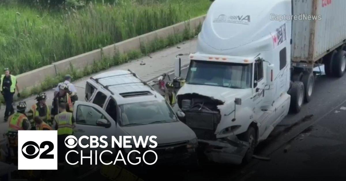 1 dead when truck, sport-utility vehicle collide on I-80 – CBS News