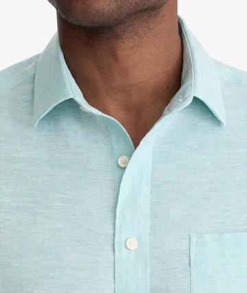 Untuckit Wrinkle-Resistant Linen Vin Santo Shirt
