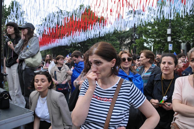 Backlash as Georgian Parliament prepares to vote on overriding presidential veto on 'foreign agents' bill