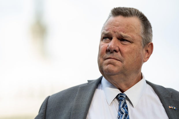 Senator Jon Tester speaks during a news conference on July 28, 2022 in Washington, DC.