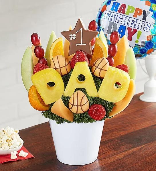 1-800-Flowers All Star Dad Basketball fruit basket