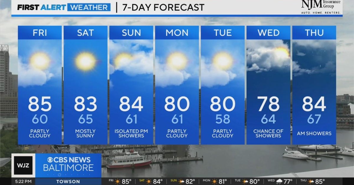 More severe storms possible this evening - CBS Baltimore