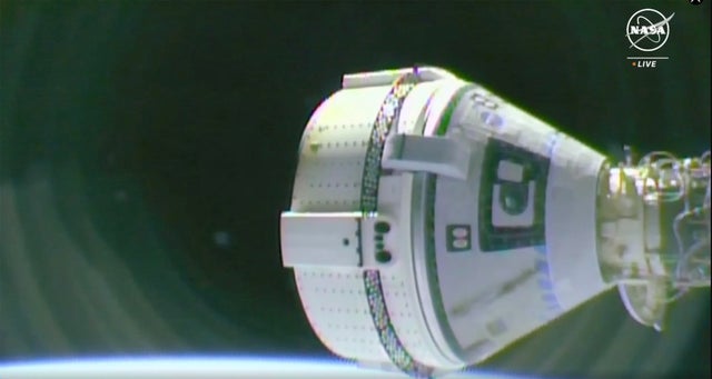 Boeing's Starliner successfully docks with space station