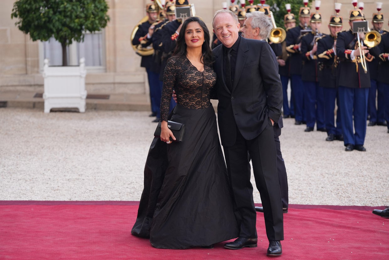Paris state dinner arrivals 