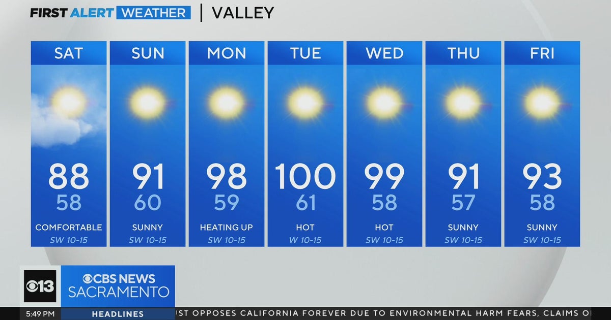 Friday evening weather forecast - June 7, 2024