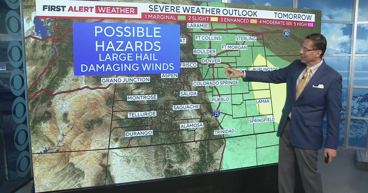 Severe storms possible for the weekend - CBS Colorado