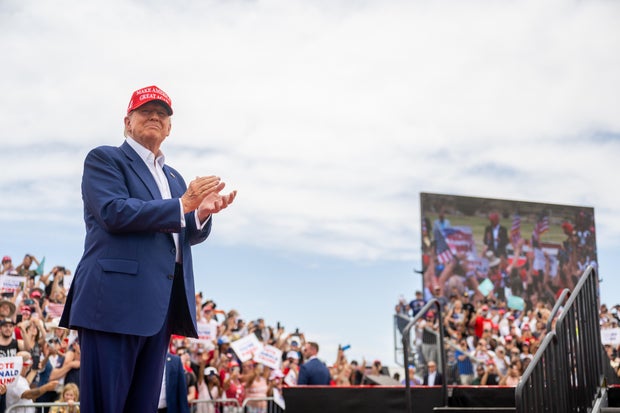 Donald Trump Holds Campaign Rally In Las Vegas