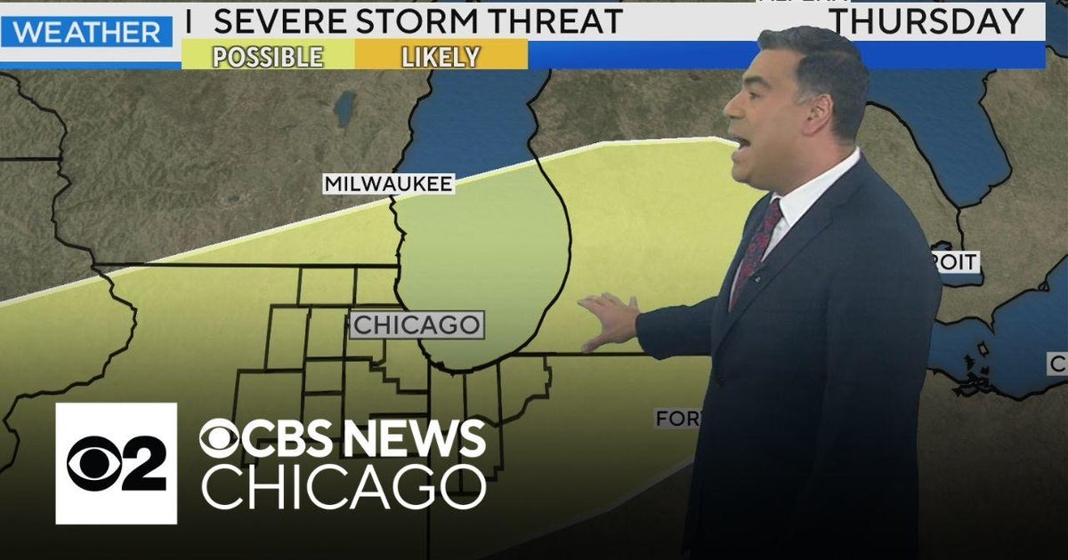 Possible severe weather for Thursday - CBS Chicago