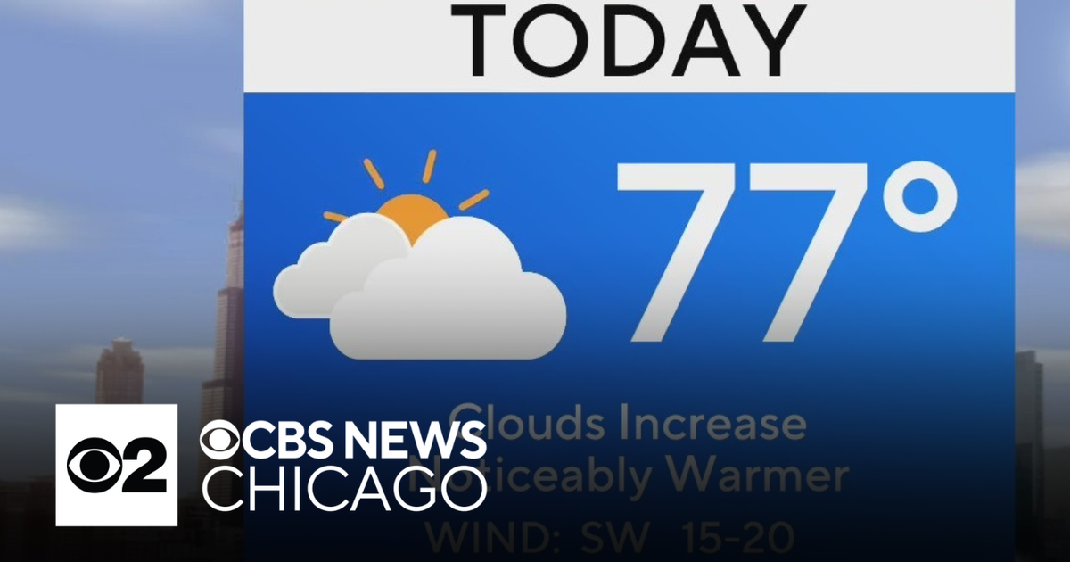 Temperatures climbing in Chicago - CBS Chicago