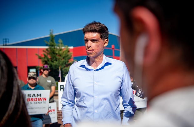 Nevada GOP Senate Candidate Sam Brown Votes And Holds Election Night Event