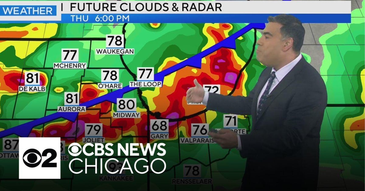Chicago can expect rain on Thursday - CBS Chicago