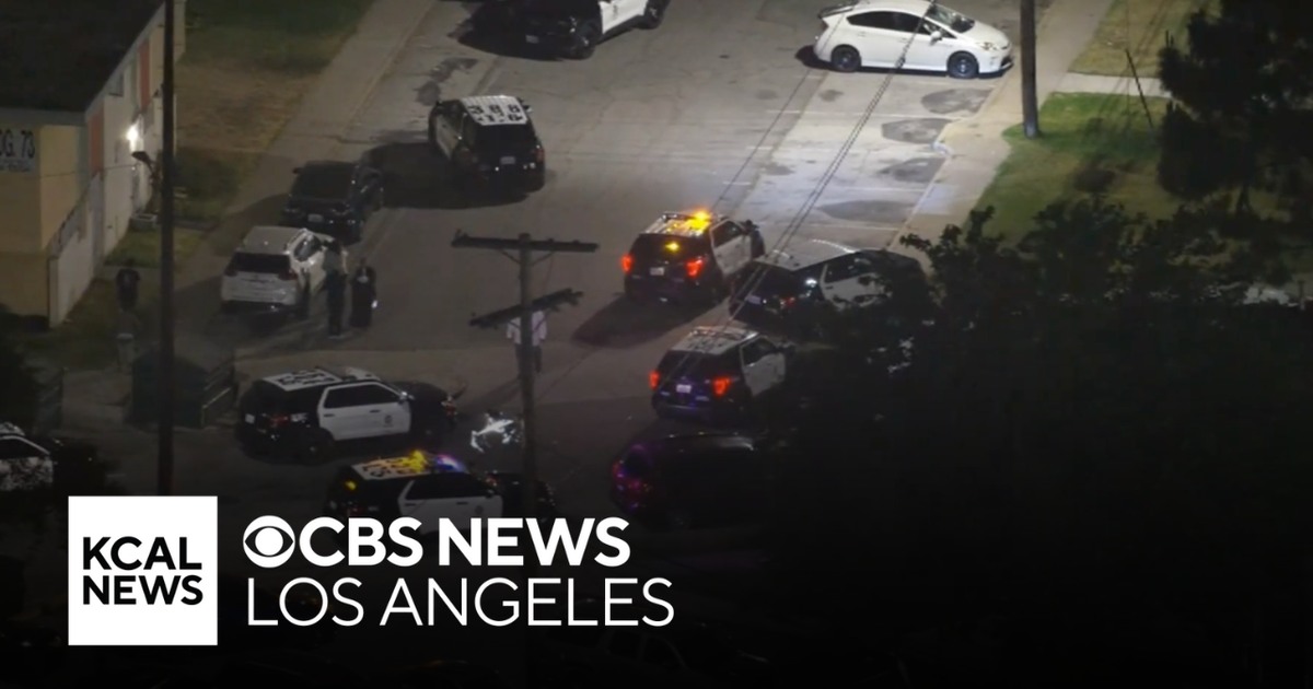 Man hospitalized after officer-involved shooting in Pacoima - CBS Los ...