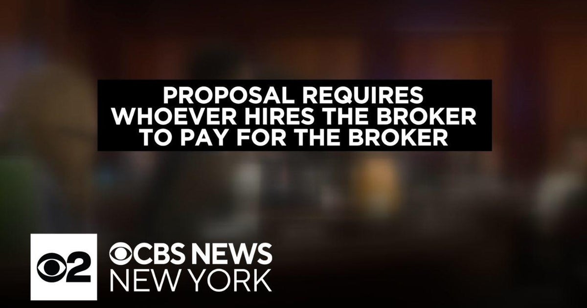 Public hearing held on NYC real estate broker fee proposal CBS New York