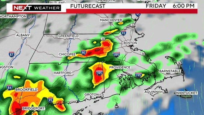 Severe thunderstorms in weather forecast for Massachusetts Friday ...
