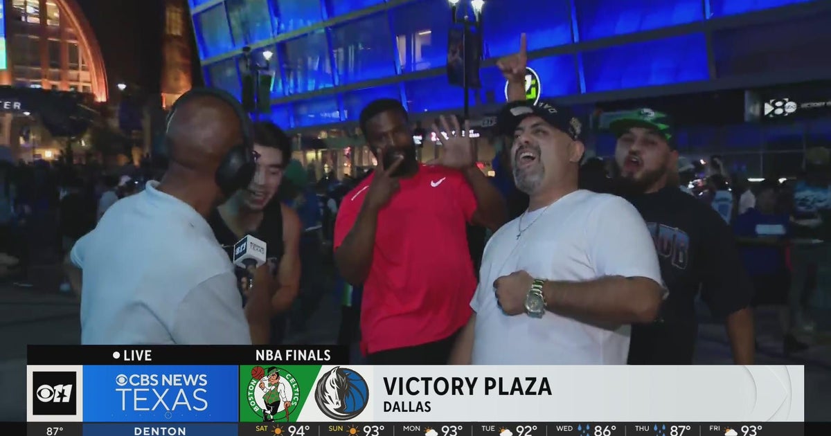 Jubilation outside the AAC after Mavs dominate Celtics: NBA Finals ...