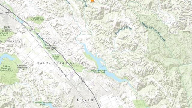 Earthquake Hits Near Morgan Hill 