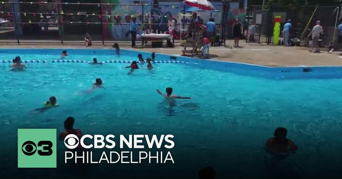 City of Philadelphia opens 3 pools just in time for heat wave - CBS ...