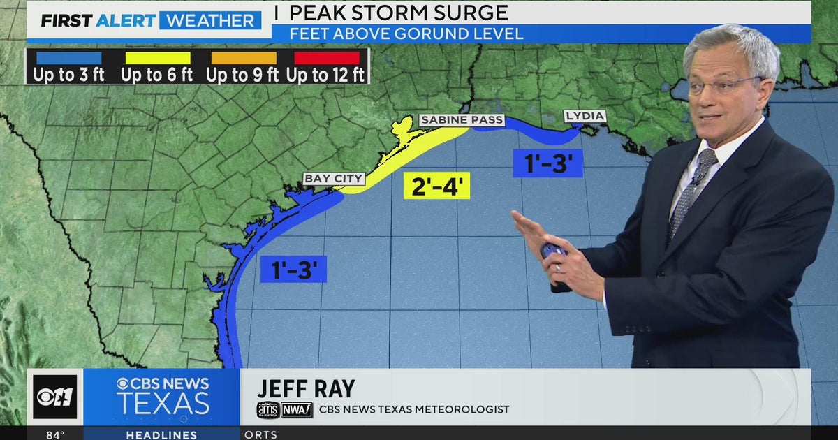 First potential tropical storm of the season develops in Gulf - CBS Texas