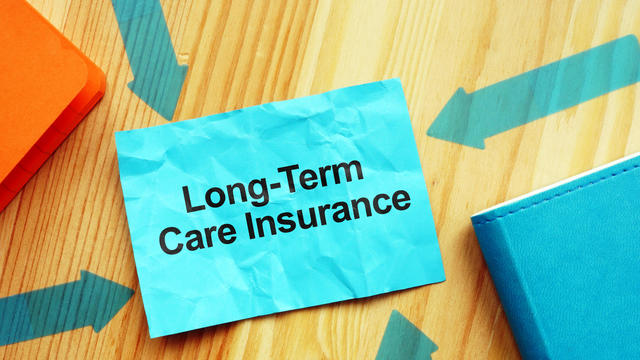 Business photo shows printed text Long-Term Care Insurance 