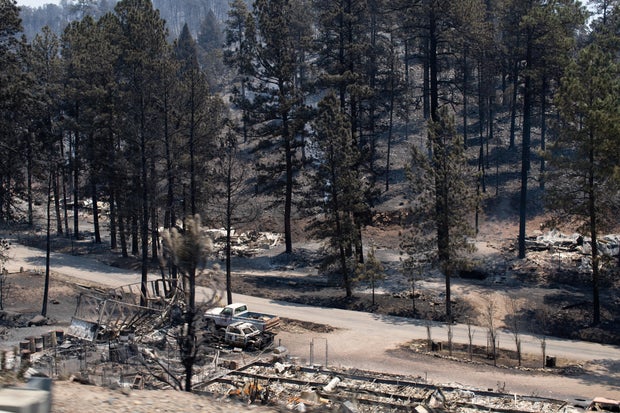 South Fork Fire near Ruidoso