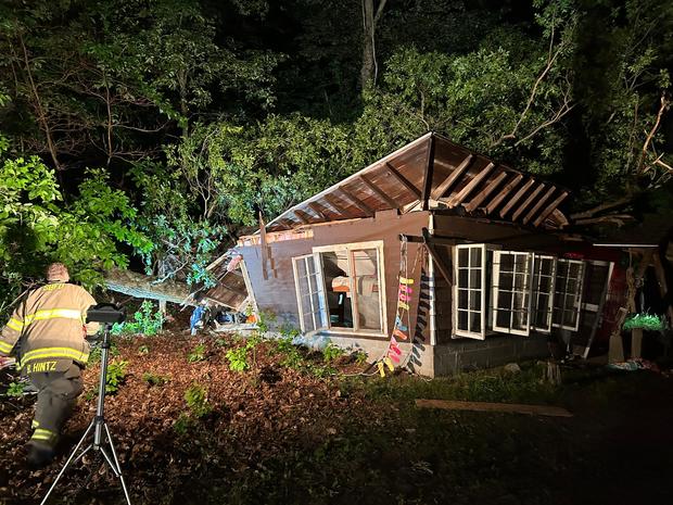 Tree falls on cabin, traps camp counselor following storm in West Michigan 