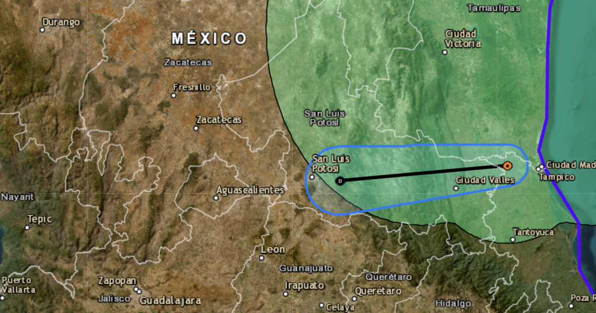 Картите показват пътя на Алберто, първата наречена буря за сезона на ураганите, докато се движи над Мексико