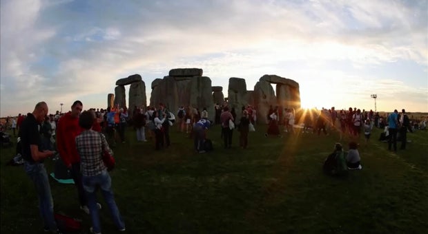 Solstício de verão em Stonehenge