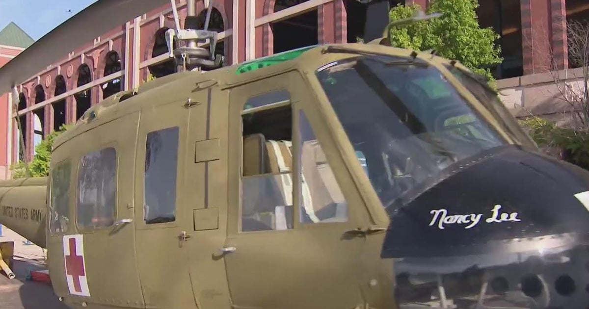 Huey helicopter for new National Medal of Honor Museum in Arlington