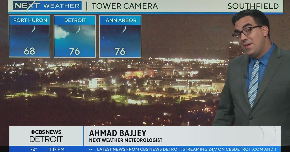 Hot weekend ahead with overnight storms - CBS Detroit