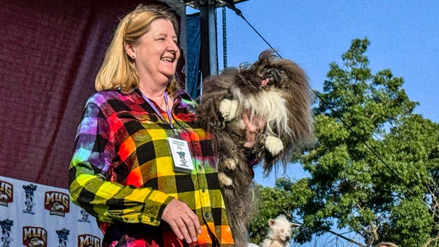 Ann Lewis with Wild Thang