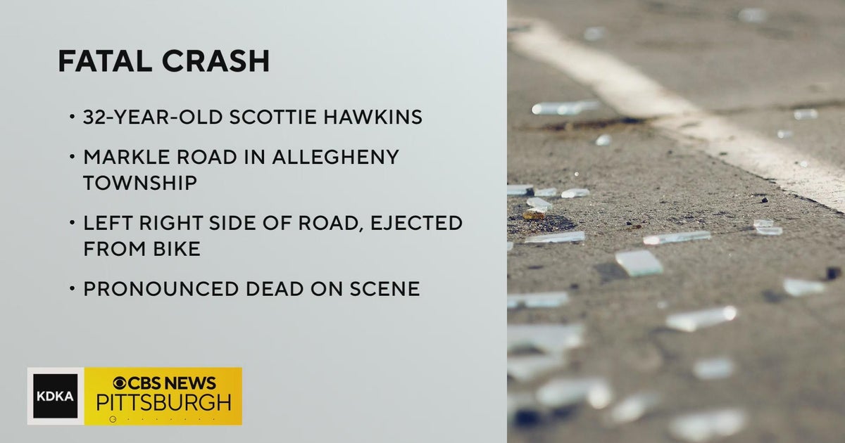Man killed in motorcycle crash in Westmoreland County - CBS Pittsburgh
