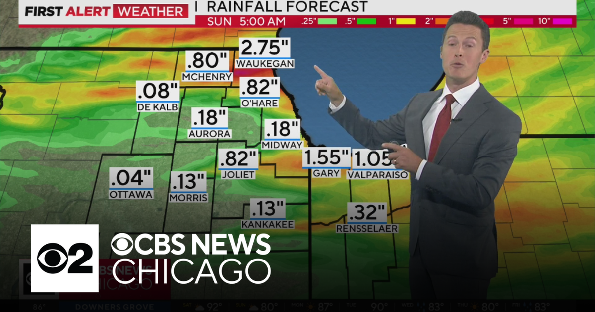 Training storms could bring serious flooding to Chicago area - CBS Chicago