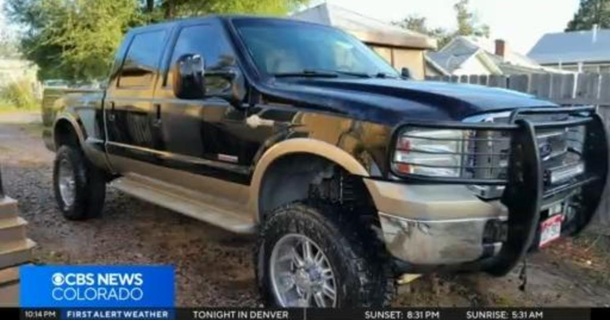 Son of fallen Colorado firefighter seeks community help to recover stolen truck – CBS News