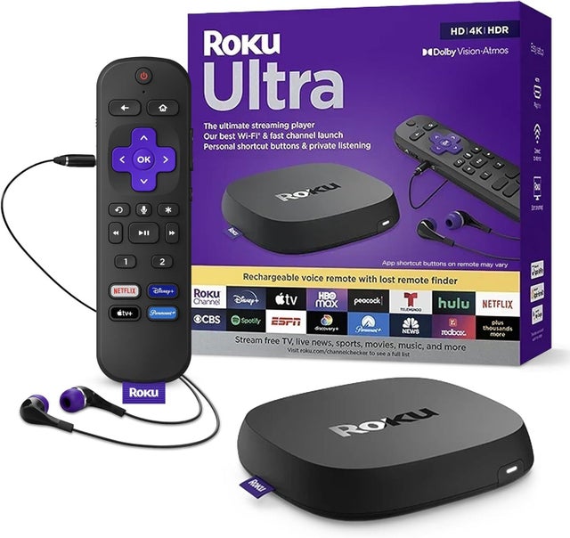 Roku Ultra 4K Streaming Player 