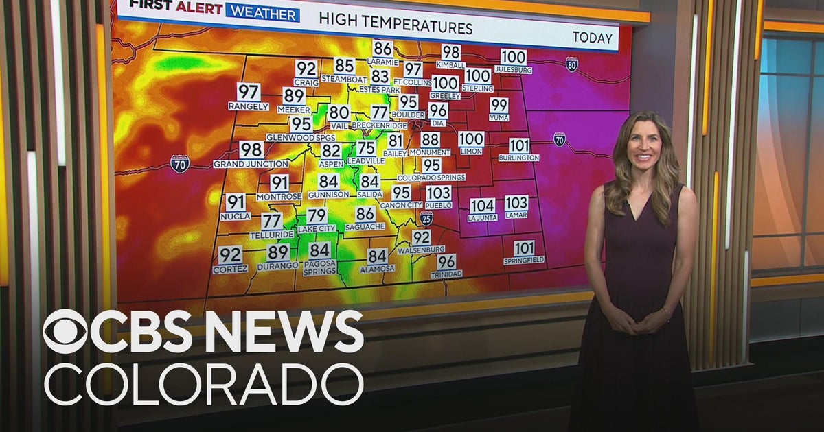 Denver weather: Dangerously hot temperatures to start the week - CBS ...