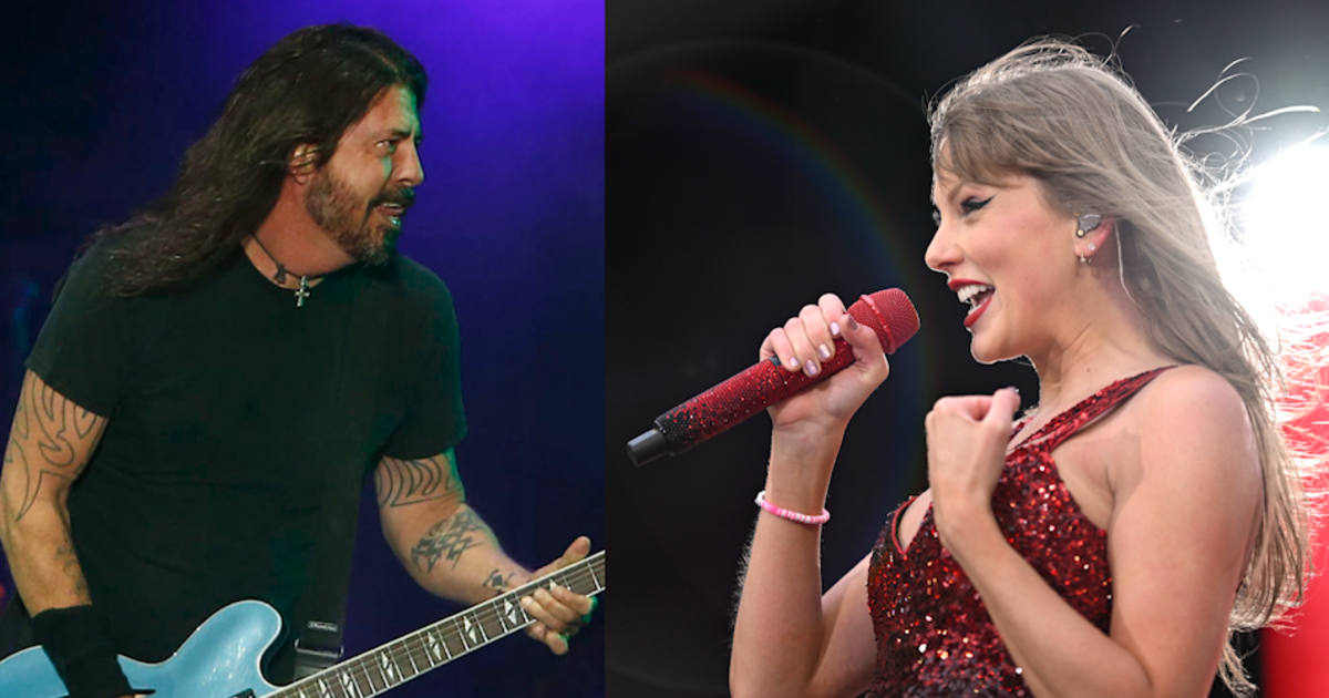 Taylor Swift scheint nach seinen Bemerkungen zur Eras Tour auf Dave Grohl zurückzuklatschen