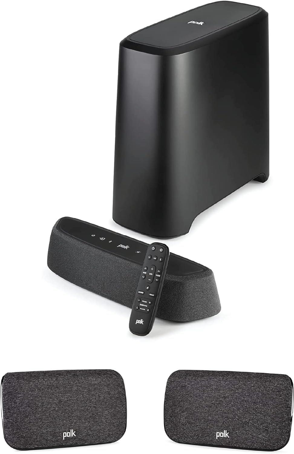 Polk Audio MagniFi Mini AX Sound Bar with Wireless Subwoofer Bundle 